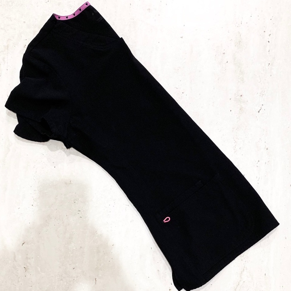 Black Heartsoul Scrub Top